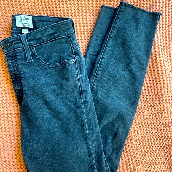 J Crew - High waisted black skinny jeans, size 26